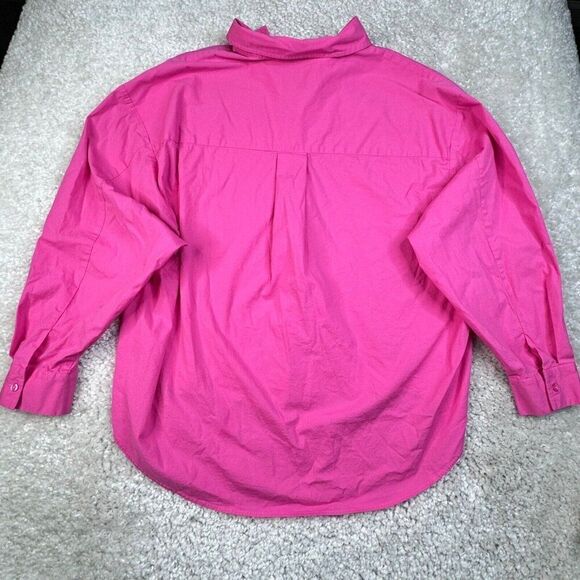 Pistola Sloane Oversized Button Up Shirt Pink - Picture 3 of 10